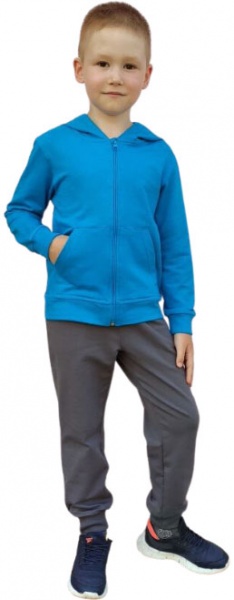 Спортивный костюм Bibo р.80 бирюзовый с серым 9602 