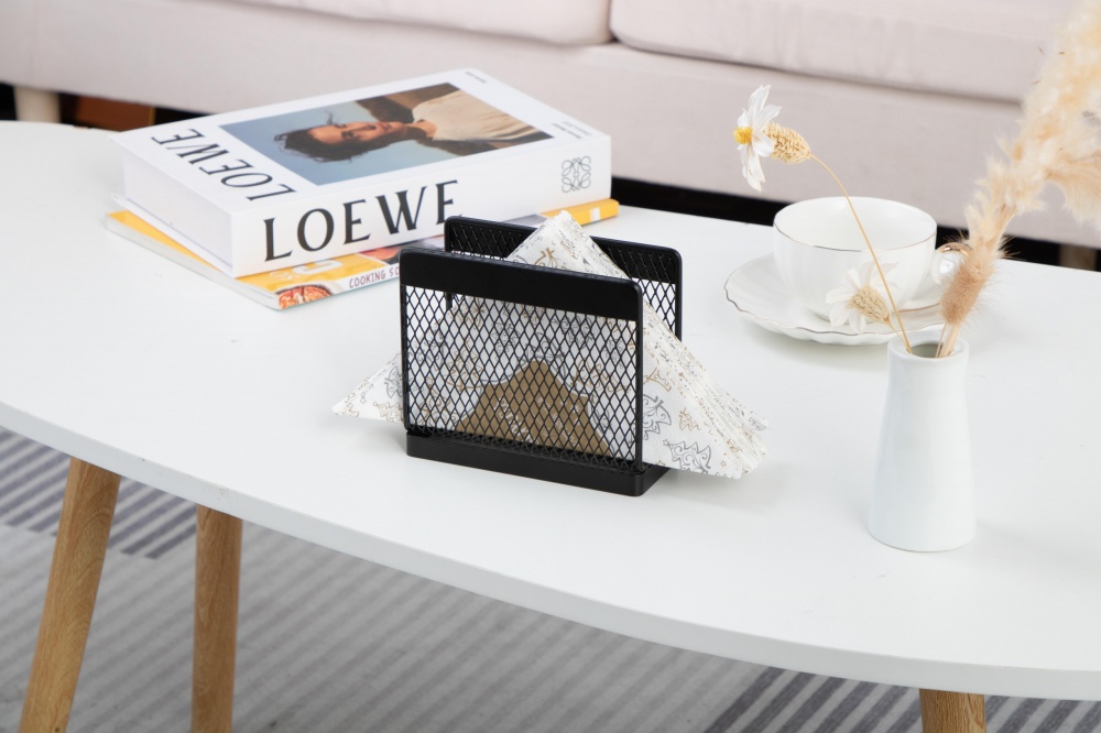 Салфетница Flamberg Premium Fernie 13,7х6х12 см черная