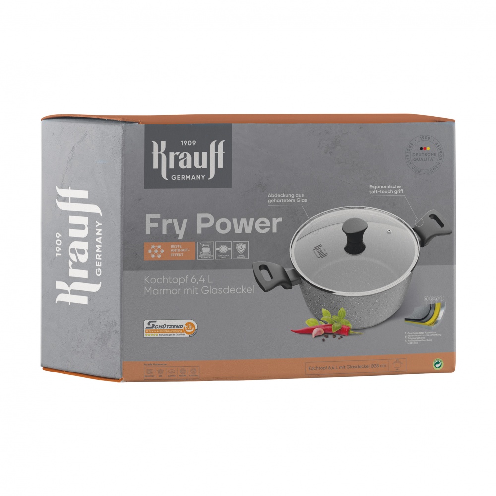 Кастрюля Krauff Fry Power 6,4 л 25-45-251