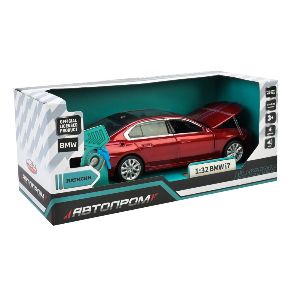 Автомодель Автопром 1:32 BMW i7 68730