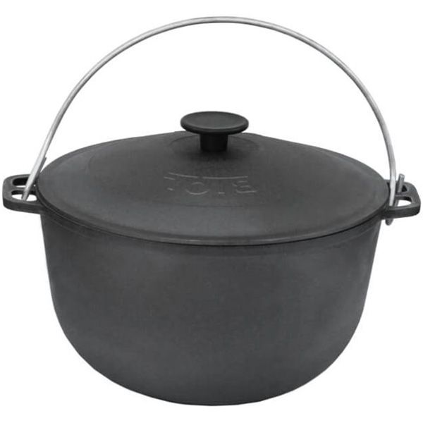 Казан походный Biol 6 л чугунный с крышкой 0706