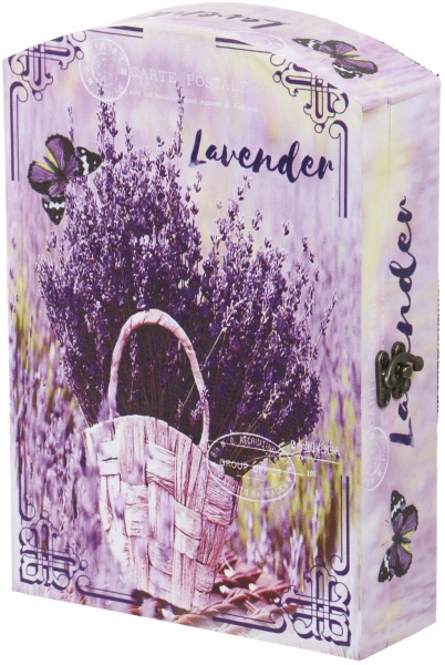 Ключница Лаванда корзине, на шесть крючков