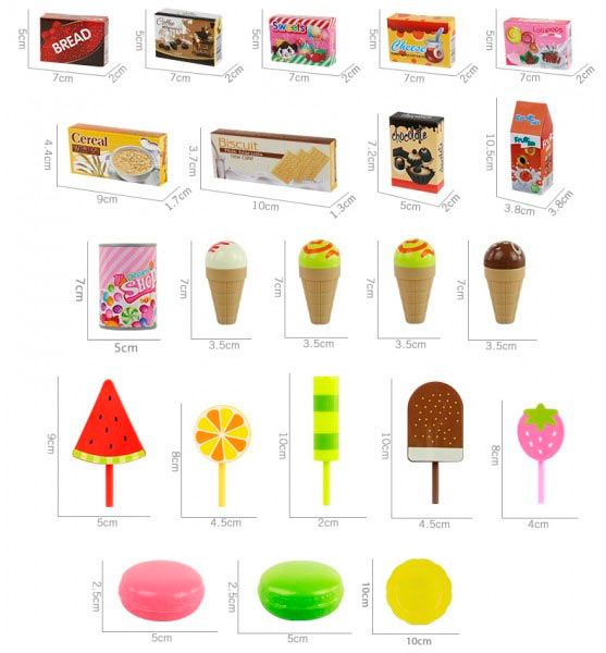 Игровой набор магазин/кондитерская с кассой 668-19-21 Bambi ODT025177