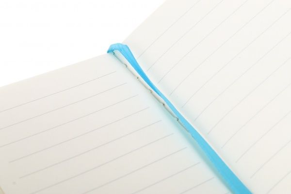 Блокнот Летние цветы 10,5x7,5 см голубой