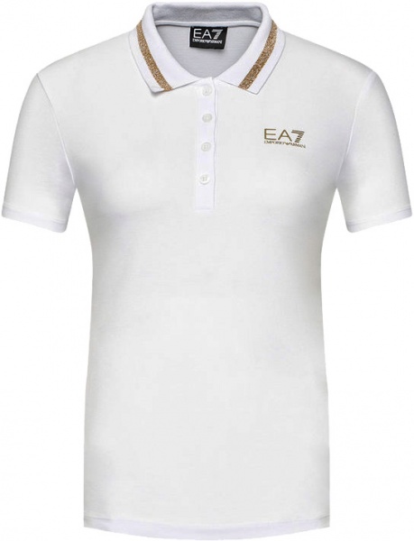 Поло EA7 3KTF04-TJ9DZ-1100 р.L білий