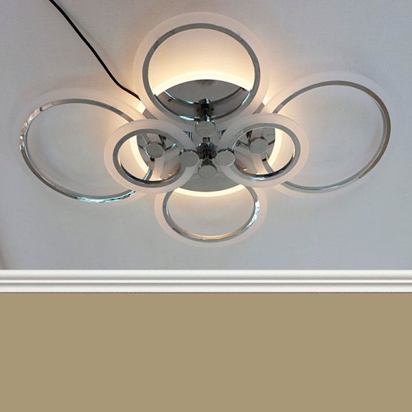 Люстра светодиодная Victoria Lighting Mercy/PL6 180 Вт хром 