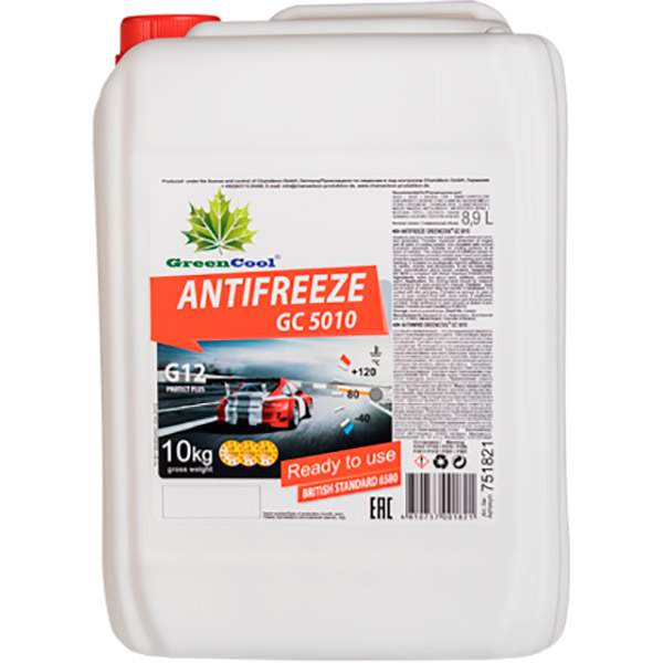 Антифриз GreenCool GC5010 8,9л червоний 