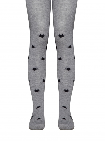 Колготки унисекс Conte-Kids TIP-TOP 567р.128-134 серый 