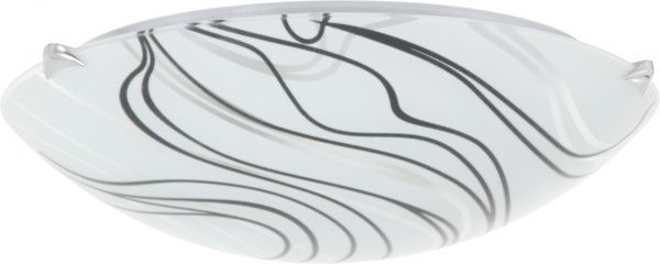 Світильник настінно-стельовий УТ Сяйво НПБ Нескінченність 2x60 Вт E27 білий 3011 