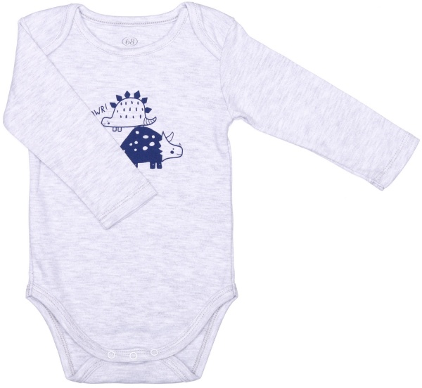 Комбинезон унисекс Фламинго р.74 меланж 494-001 