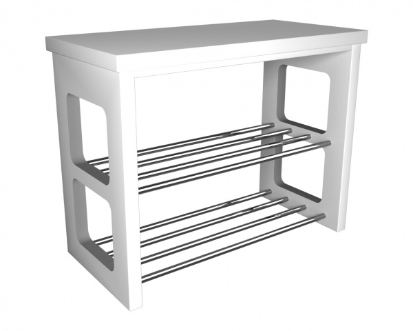 Подставка под обувь DC Сабр-1 350x710x552 мм / нимфея альба 