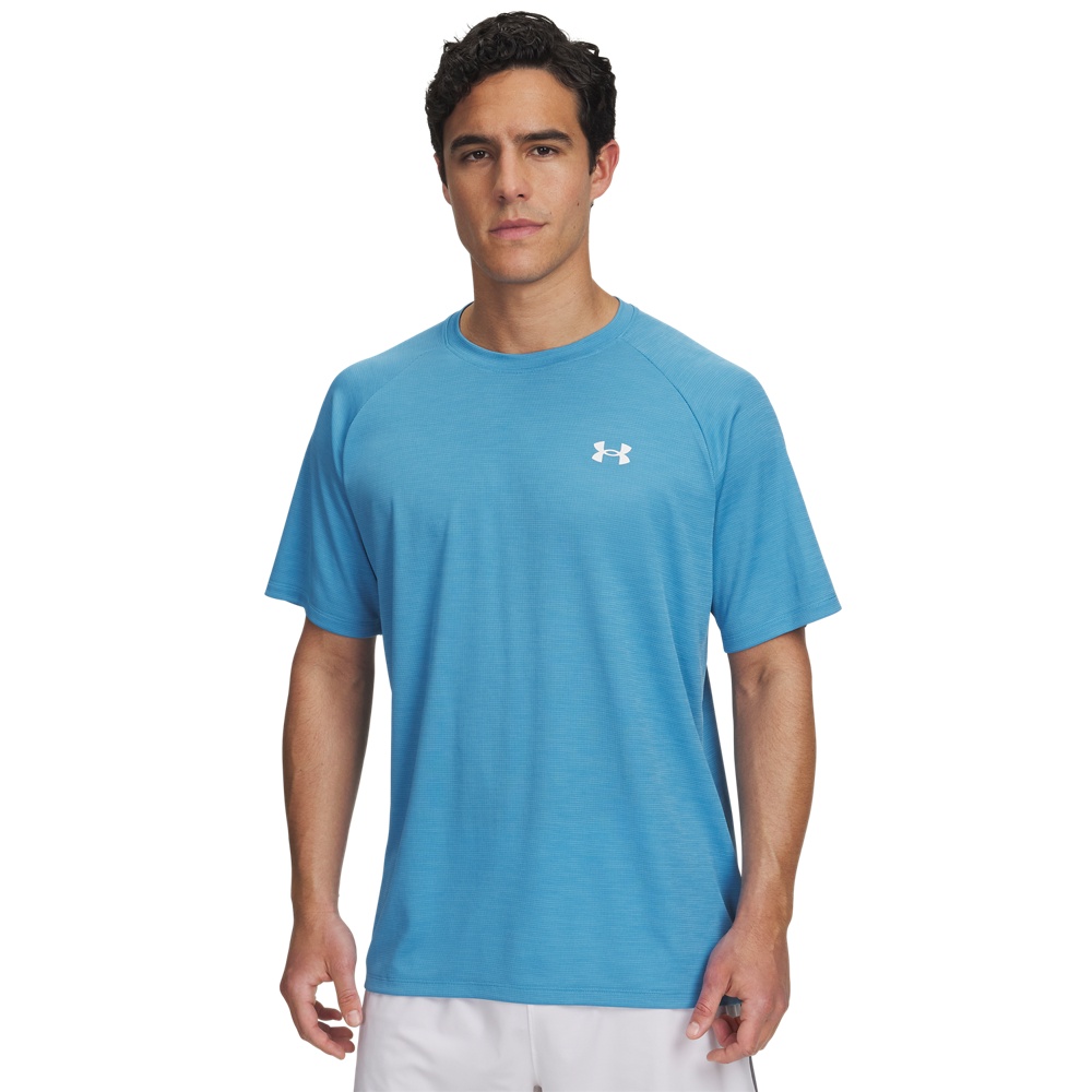Футболка Under Armour Tech Textured SS 1382796-453 р.XL синий
