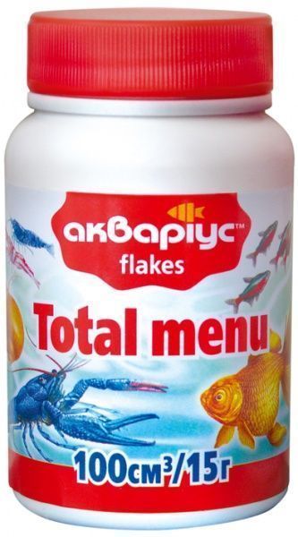 Корм для рыб Тотал меню 15 г