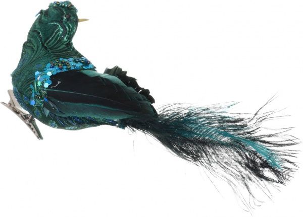 Декорация новогодняя Птичка 19 см EPI-EYJY14368 