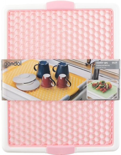 Сушилка для посуды 35х43,6 см в ассортименте Gondol Plastic