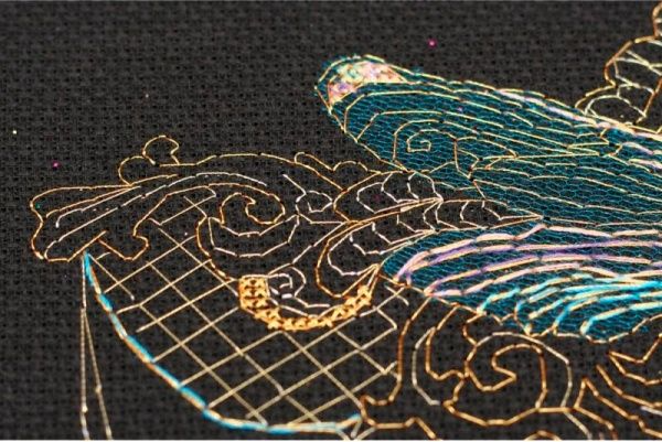 Набор для вышивания крестиком Золотая стрекоза AH-069 160 х 240 мм Абрис Арт