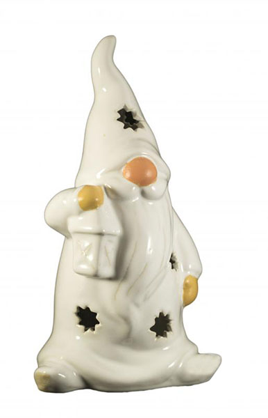 Свічник Гном різдвяний з ліхтарем М