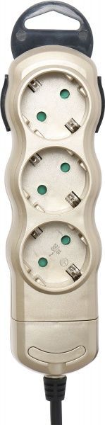 Удлинитель Expert Power с заземлением 5 гн. бронза 5 м BNG-SS3NSGR-3G10M5-BR 