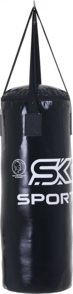 Боксерский мешок SPORTKO 70x35 см 15 кг черный