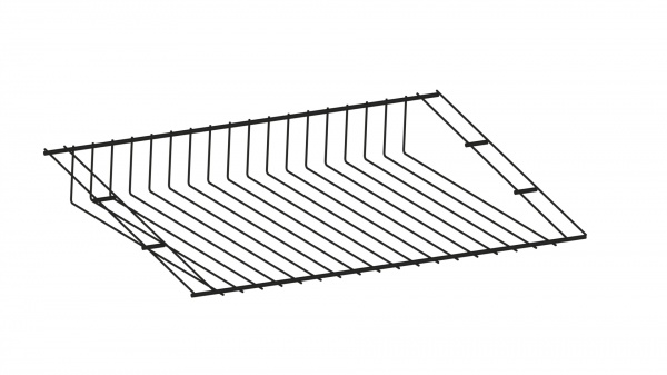 Полка для гардеробной системы Kolchuga 606 мм черный