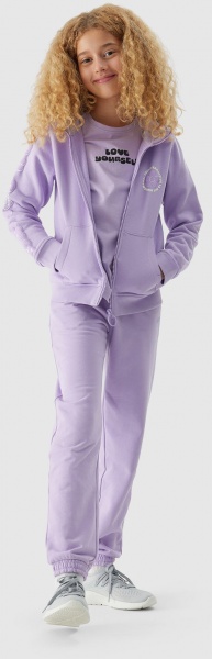 Джемпер 4F SWEATSHIRT F646 4FJAW23TSWSF646-52S фиолетовый