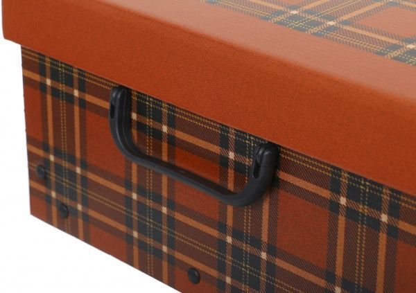 Ящик картонний Miss Space Клітинка 370x300x160 мм червоний