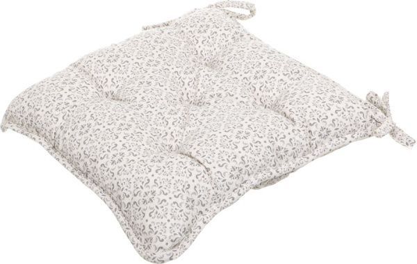 Подушка на стілець Сірий вітраж 40x40 см Прованс