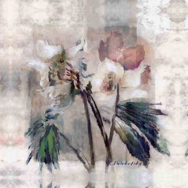 Репродукция Floral 373PF Square 80x80 см RozenfeldArt 