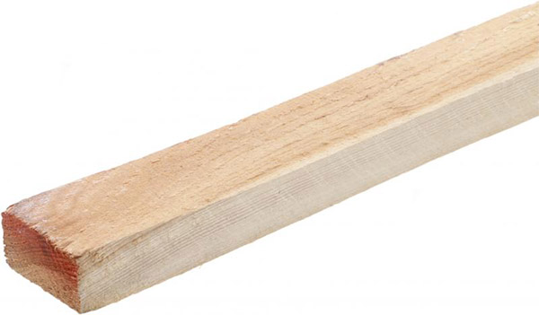 Брус цільна 25х50х4000 мм сосна