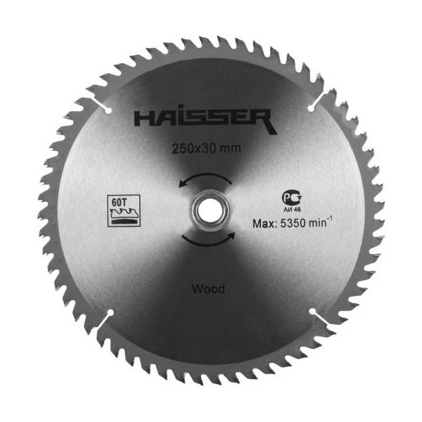 Пильный диск Haisser  250x30x3 Z60