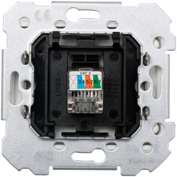 Розетка телефонная Siemens Iris RJ11 белый 19582 W