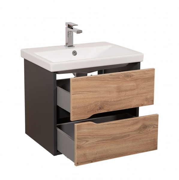 Тумба подвесная Aqua Rodos Сидней с умывальником Elite 60 см