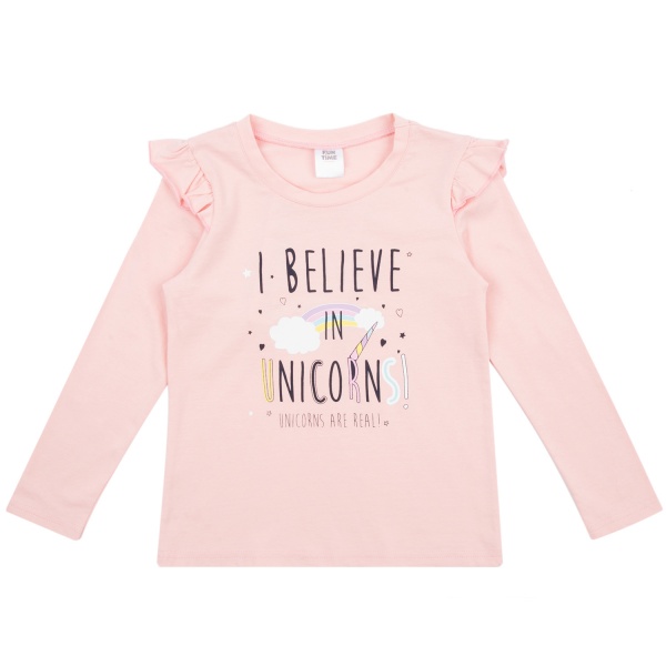 Джемпер для девочки Funtime Unicorns р.116 розовый 