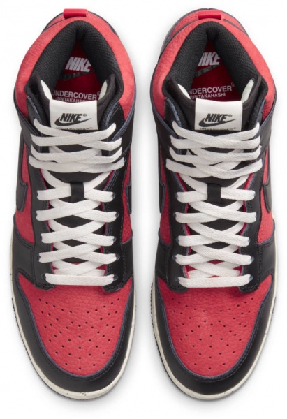 Кроссовки Nike DUNK HI 1985 / U DD9401-600 р.US 9 красно-черный