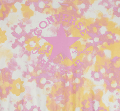 Світшот Converse Twisted Classics All Over Print Crew 10023196-A01 р. S рожевий