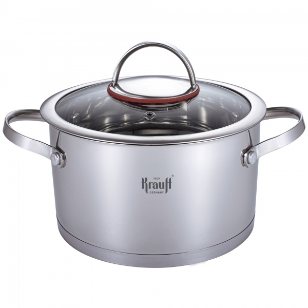 Кастрюля с крышкой Grand Chef 2,6 л 18 см 26-308-002 Krauff