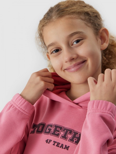 Джемпер 4F SWEATSHIRT F639 4FJAW23TSWSF639-54S рожевий