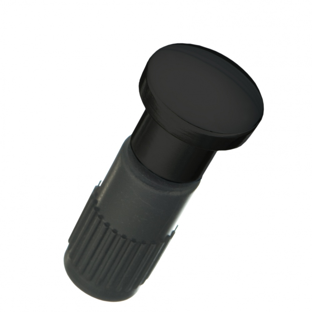 Заглушка для рейлинга Homax RAT-16 BL модерн черный