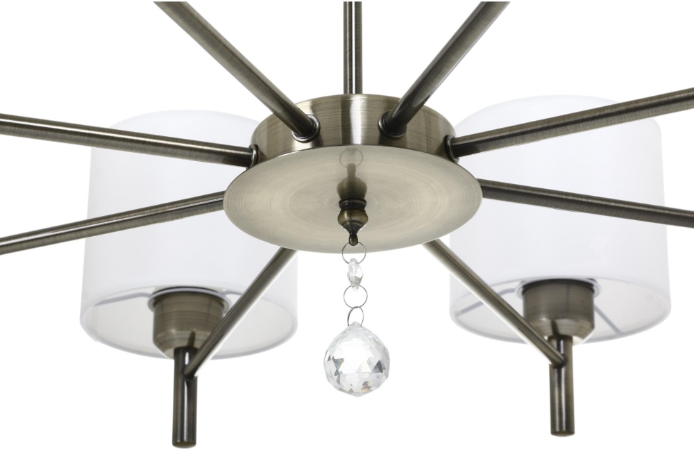 Люстра Sensio Gras 8x40 Вт E27 бронза LS-07236/8AW-E2740W