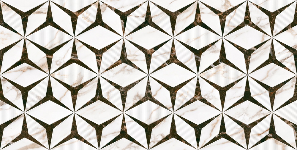 Плитка Augusta Crystal W\DEC M NR Glossy 30,8x60,8 см (2 сорт)