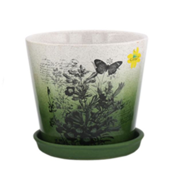 Горшок цветочный Континент JJ10825-M 13.5х13.5х11.5 см