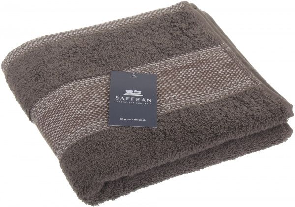 Полотенце Fluffy 50x85 см коричневый Saffran 