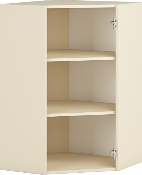 Шкаф верхний Грейд угловой (ТОП) 600x927x600 мм ваниль 