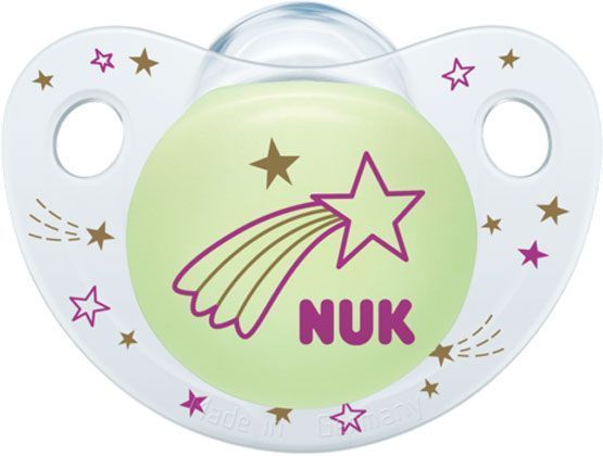 Пустушка Nuk Trendline Day & Night силіконова блакитна р 2 (10176247)