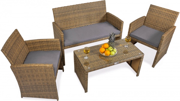 Комплект металевих меблів Comfort (121005) коричневий 