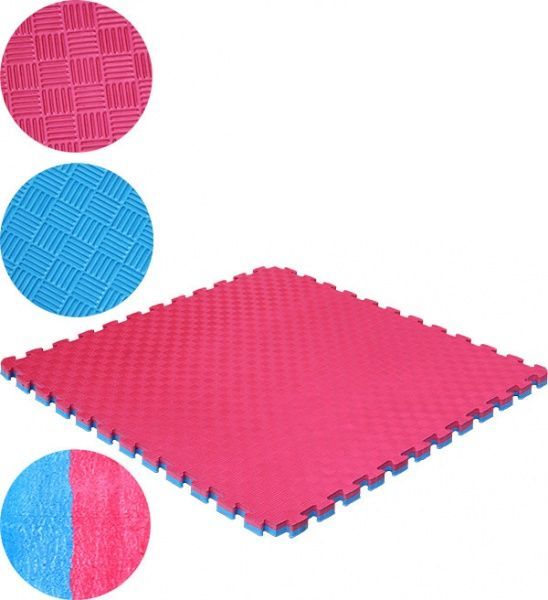 Татами Mega Foam 100x100x3 см MT-30 сине-красный