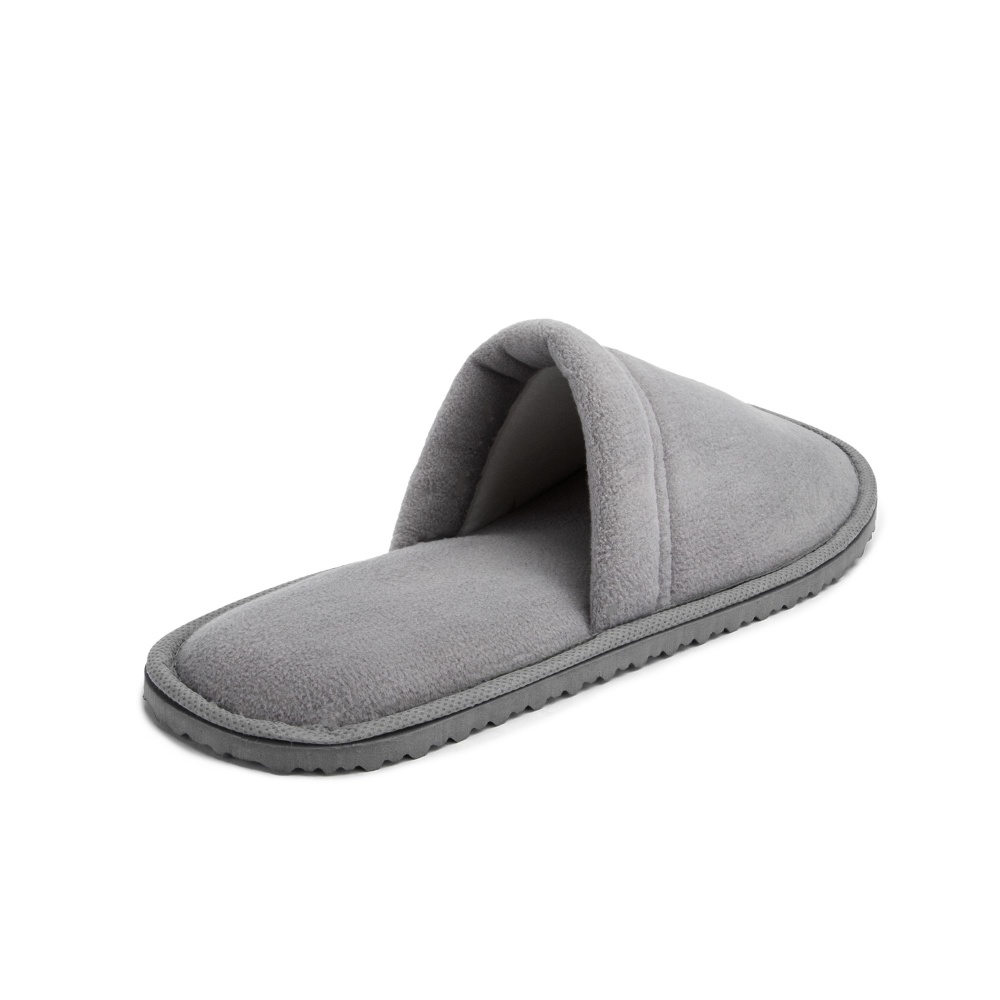 Тапки домашние Twins флис закрытые р.44/45 серый