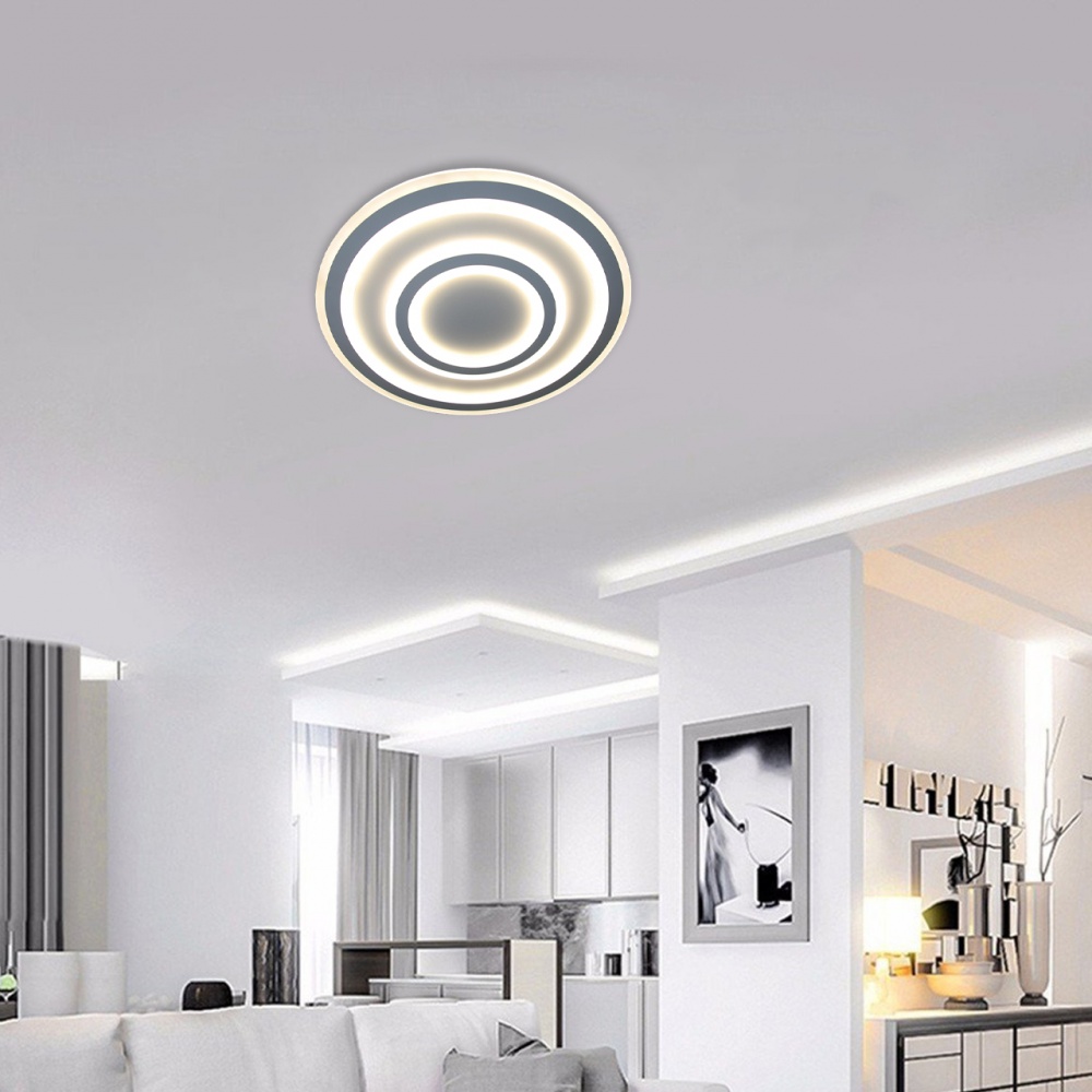 Світильник стельовий Eurolamp Bright Сircle 95 Вт білий LED-ALR-95W-T30
