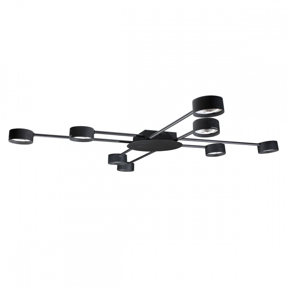 Люстра стельова LIGHT SET BARVINOK 8xGX53 чорний