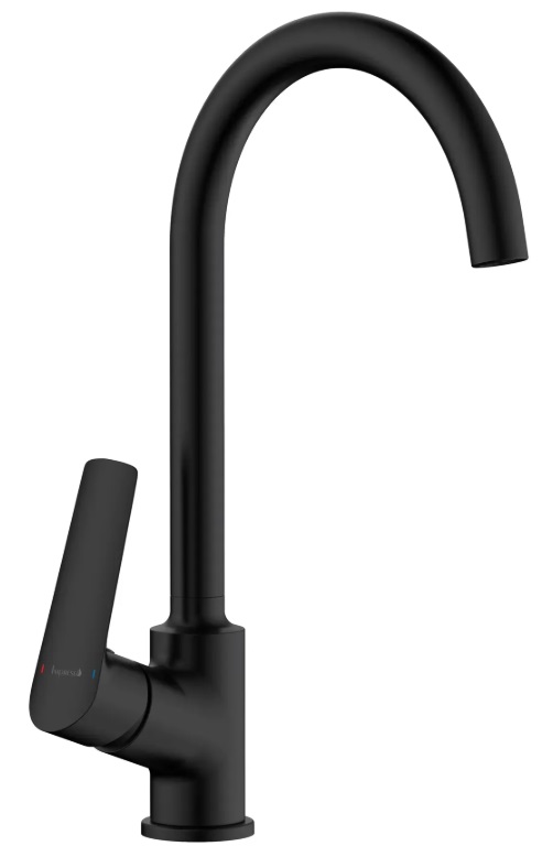 Змішувач для кухні Imprese BLANICE, чорний матовий